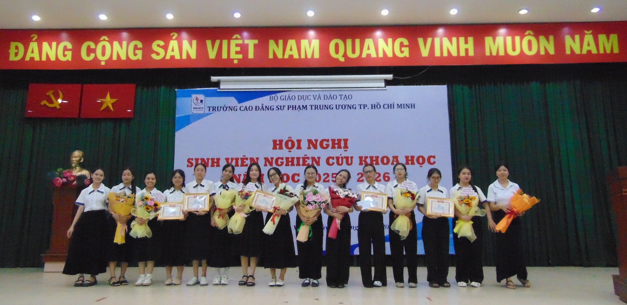 Kết quả Hội nghị Sinh viên nghiên cứu khoa học, Năm học 2025-2026
